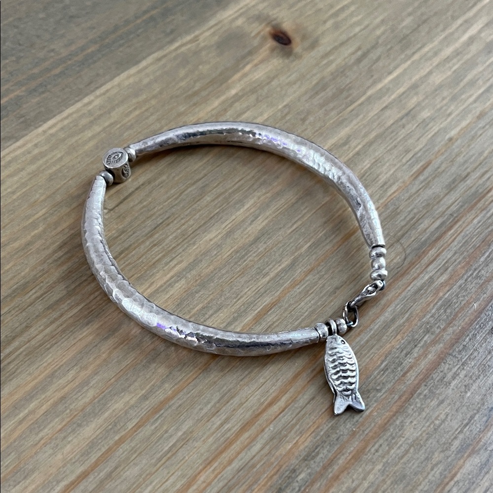 🧿🐟925 Sterling Silver Symbolic Fish Bracelet 🐟🧿